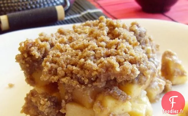 Croustillant aux Pommes à l'Érable et aux Pacanes