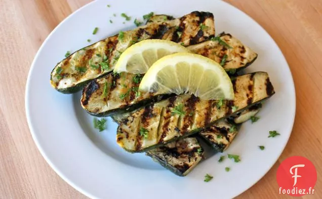 Courgettes Au Beurre de Citron Grillées