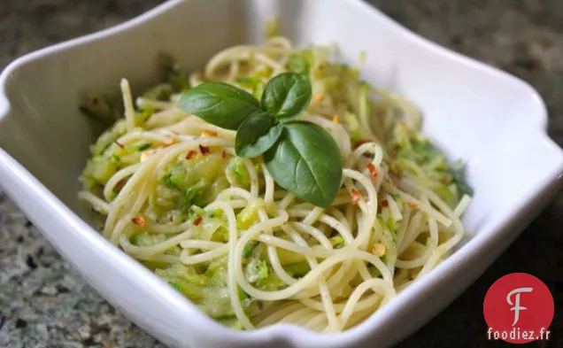 Recette de Pâtes aux Courgettes