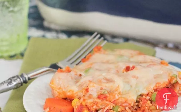 Poulet Suisse Marinara aux Légumes Cuisson au riz