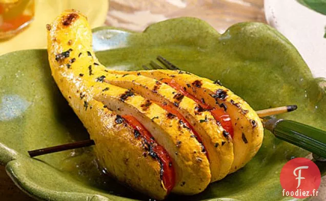 Éventails de Courge Grillés