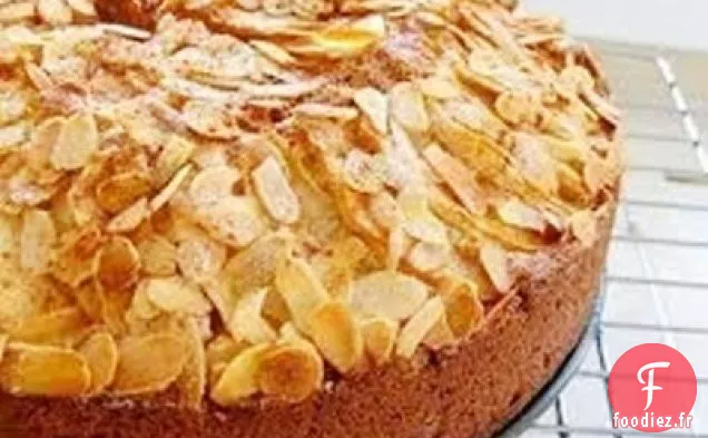 Gâteau à la Semoule aux Amandes avec Glaçage au Citron Sucré (Option Sans Gluten)