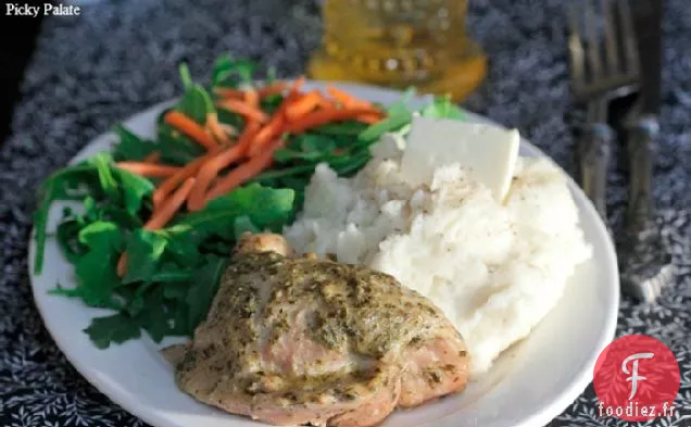 Cuisses de Poulet Ranch au Pesto à la Mijoteuse