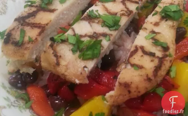 Bol de Riz au Poulet des Caraïbes