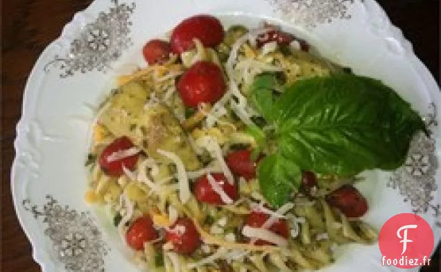 Fabuleuse Salade de Pâtes au Pesto