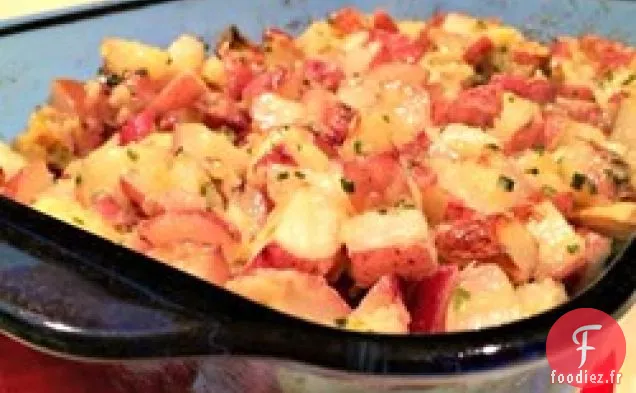 Pommes de Terre Nouvelles avec Vinaigrette à l'Ail Rôti