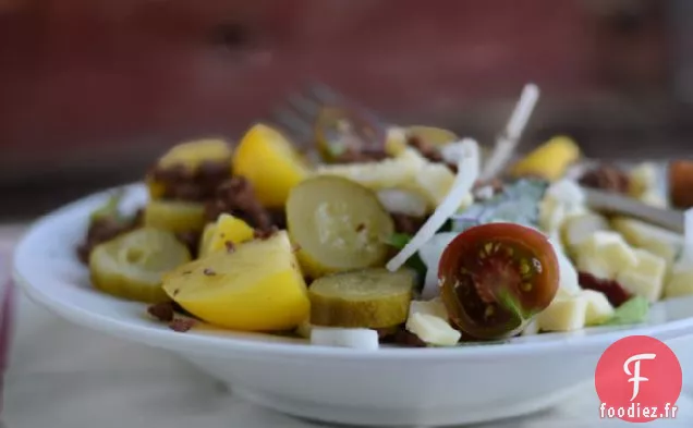 Mon Dîner Super simple et sans faille: Des Salades de Hamburgers