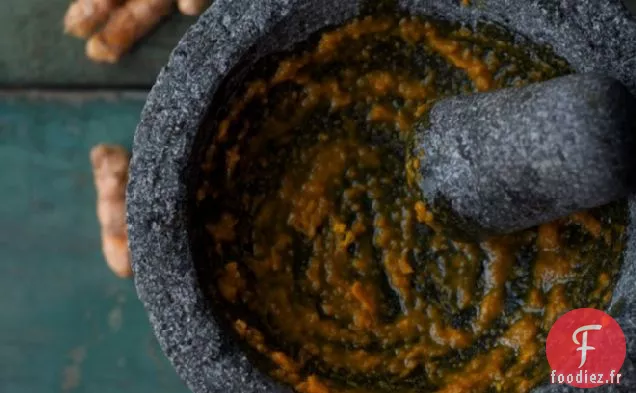 Lait Doré: Thé Crémeux au Curcuma et au Gingembre au Lait de Coco