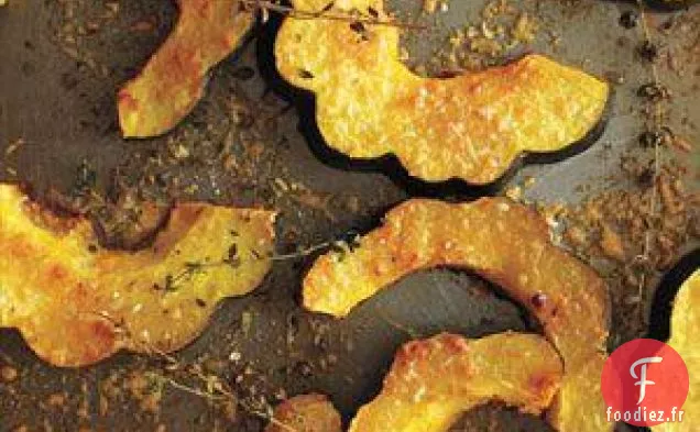 Courge de Gland rôtie au Parmesan