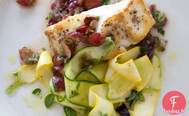 Courgettes Citronnées au Basilic