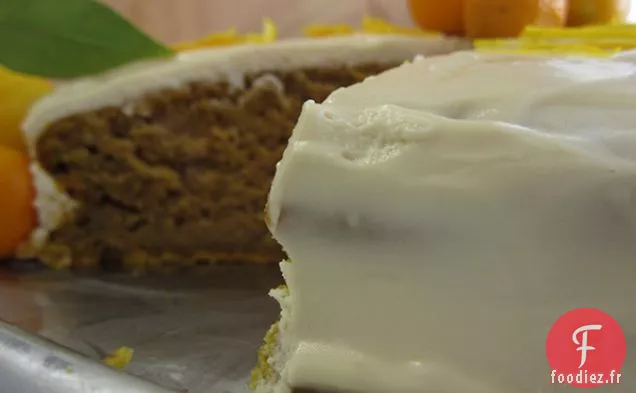 Gâteau À La Courge Musquée Avec Glaçage Au Fromage À La Crème À L'Érable