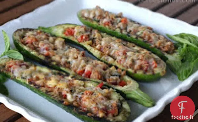 Courgettes Farcies Grillées