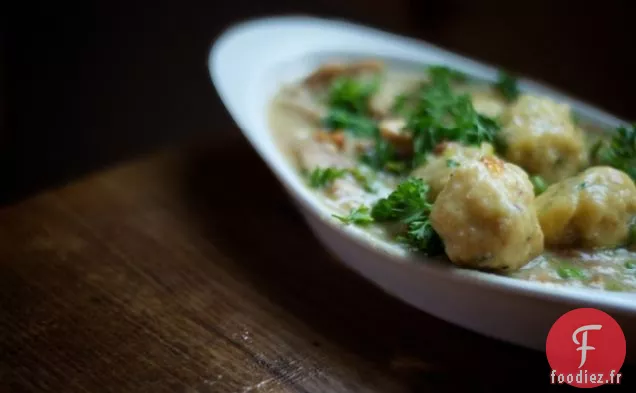 r: boulettes de poulet et sans gluten aux herbes fraîches