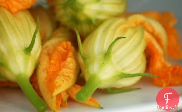 Fleurs de Courgettes Farcies Frites