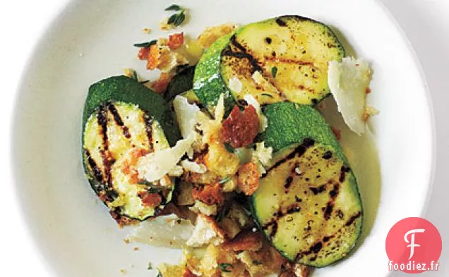 Courgettes au Parmesan et au Sel de Mer