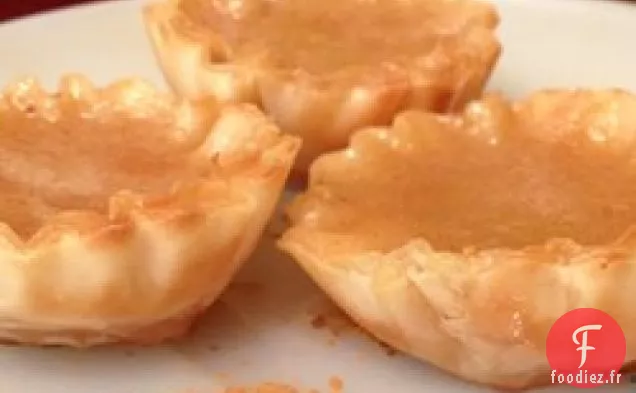 Tartelettes Au Beurre Au Miel Et Au Citron