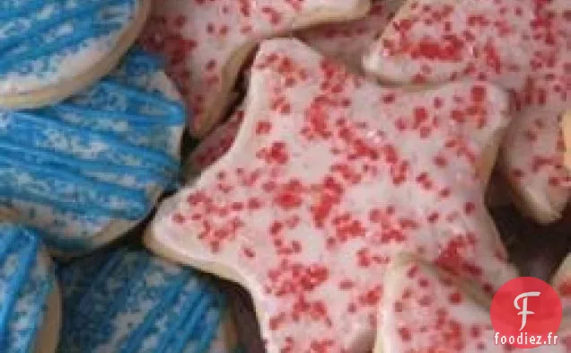 Biscuits au Sucre Découpés Givrés de Delilah