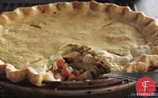 Tarte au Poulet à Plat Profond