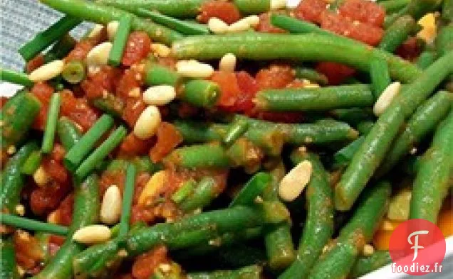 Haricots Verts Espagnols et Tomates