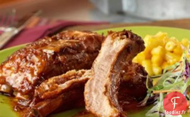 Côtes Levées de Bébé Sucrées et Épicées À Cuisson Lente