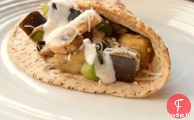 Pita Facile aux Aubergines
