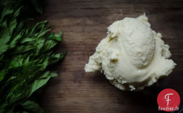 Glace à la Gousse de Vanille et à la Menthe Fraîche