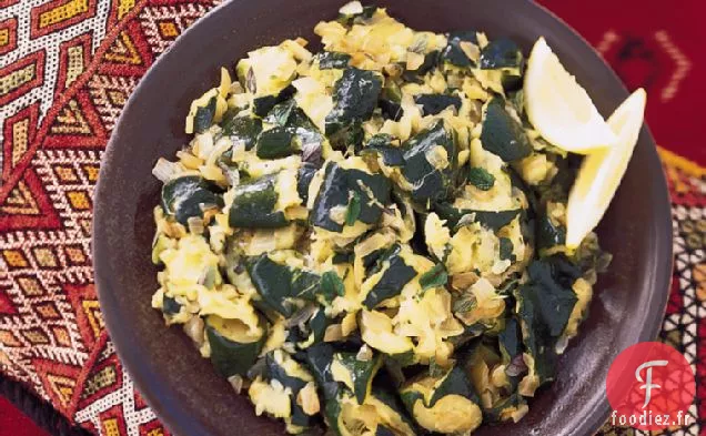 Purée de Courgettes aux Oignons, à l'Ail et à la Menthe