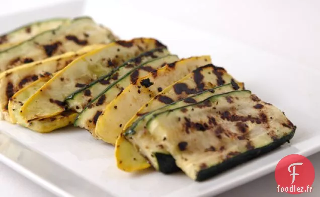 Courge d'Été Grillée à l'Ail