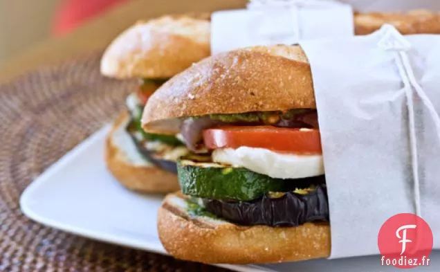 Panini Ratatouille Grillé + Pesto Cadeau!