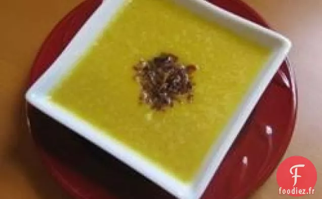 Soupe de Courge Musquée et Poire au Curry
