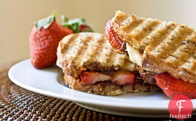 Panini aux Fraises, Bananes et Nutella