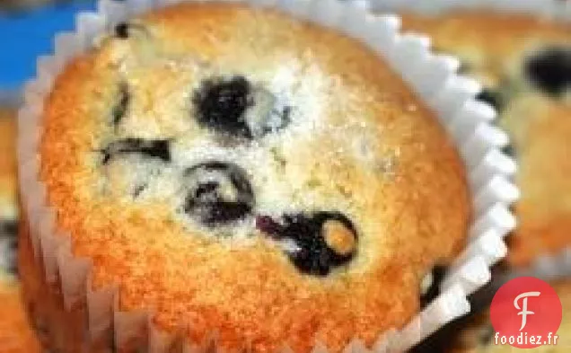Muffins aux myrtilles de Tante Blanche
