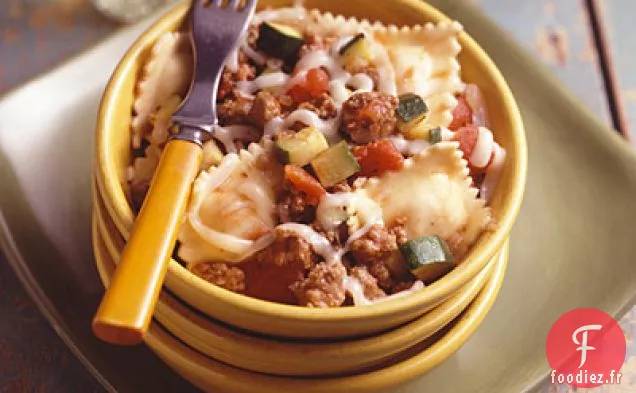 Raviolis de Boeuf et Courgettes