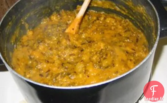 Soupe de Riz Sauvage au Curry et à la Courge