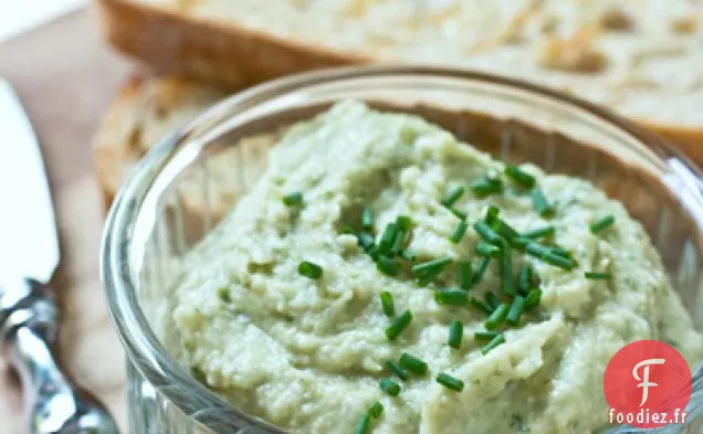 Temps des Condiments ~ Houmous aux Haricots Blancs et à la Ciboulette
