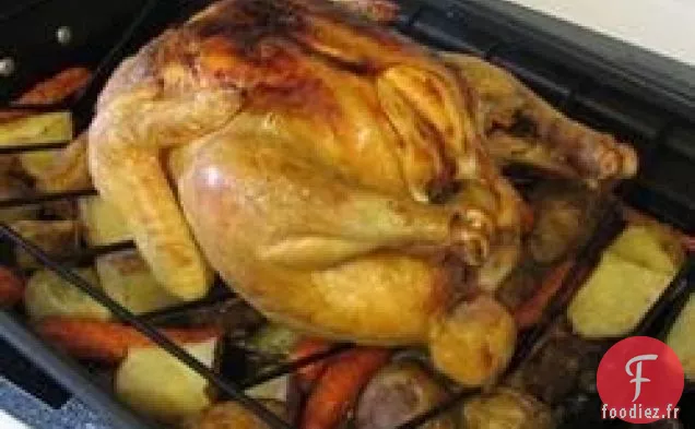 Poulet Rôti Juteux Plus Sain