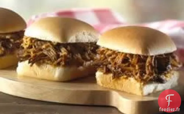 Rôti de Porc Effiloché à la Mijoteuse