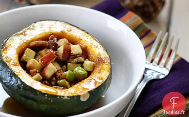 Courge Farcie aux Pommes et aux Pacanes
