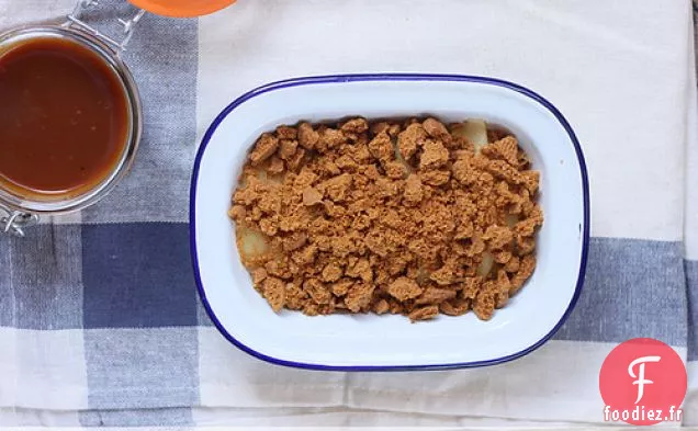 Crumble de Coing Poché