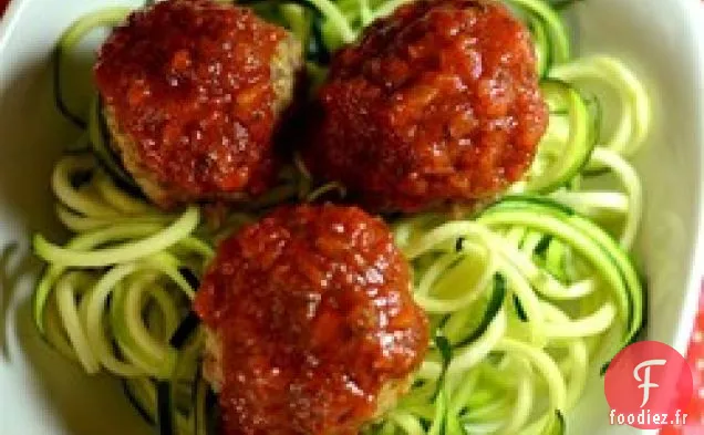 Pâtes de Courgettes à Faible Teneur En Glucides