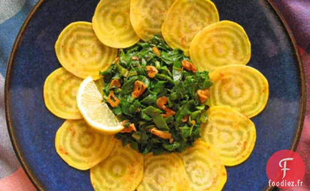 Salade de Betteraves aux Herbes de Betterave Épicées Marocaines