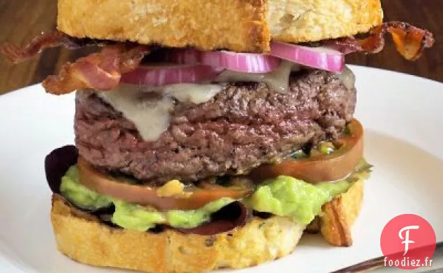 Cheeseburger au Guacamole au Bacon ”San Francisco