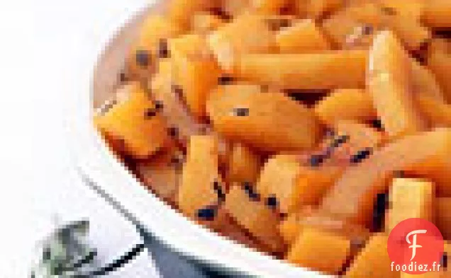 Courge Delicata au Romarin, Sauge et Glaçage au Cidre