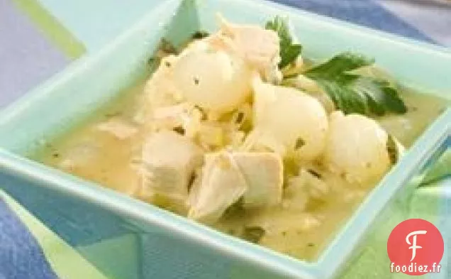 Soupe de Poulet et Riz Sauvage