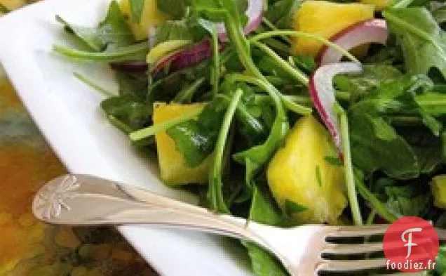 Salade de Roquette à l'Ananas