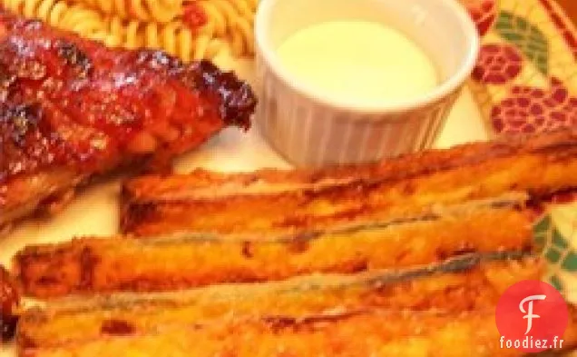 Courgettes Frites au Parmesan