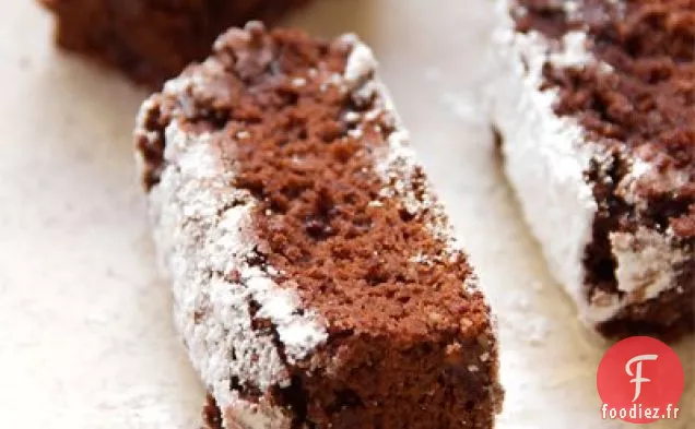 Brownies au Chocolat Double avec Amandes Concassées et Espresso