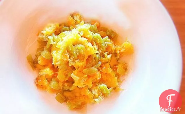 Courge Gland Aux Piments Verts