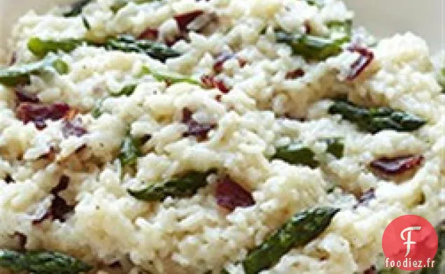Risotto aux Asperges et Bacon de Bison