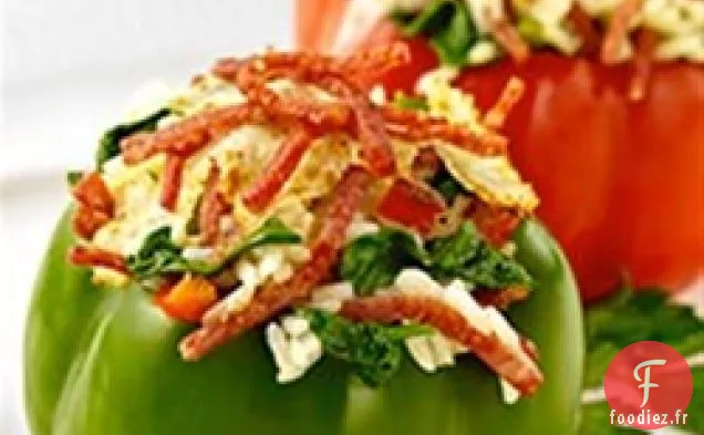 Poivrons Farcis aux Épinards et au Riz Margherita® Pepperoni